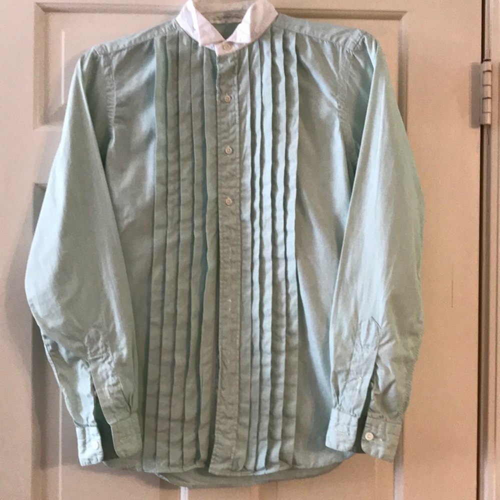Gitman Bros. tucked front shirt